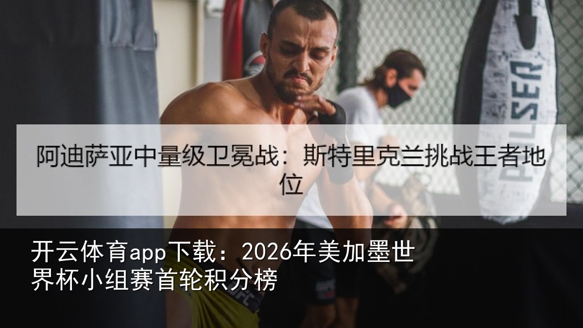 开云体育app下载：2026年美加墨世界杯小组赛首轮积分榜
